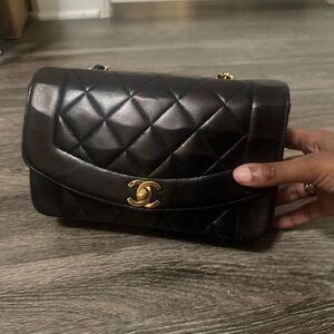 Chanel Black Quilted Diana Small (SOLD)